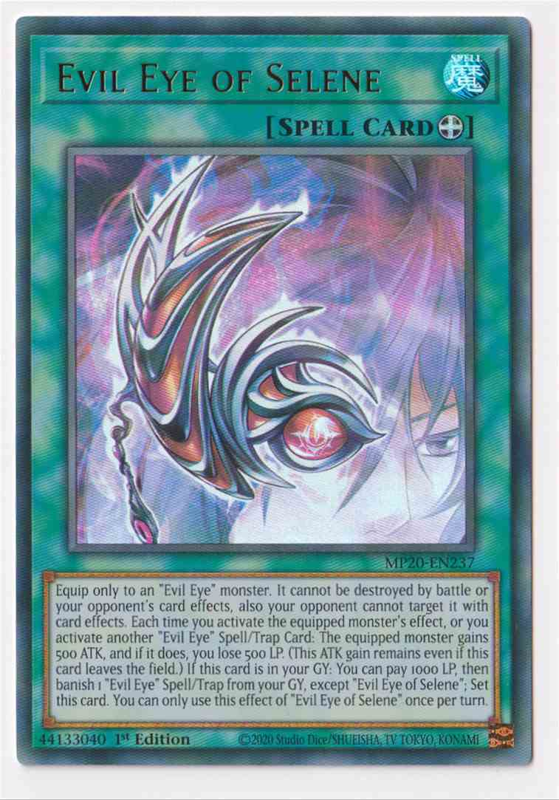 [ UK ] Evil Eye of Selene - MP20-EN237 - Ultra Rare 1st Edition