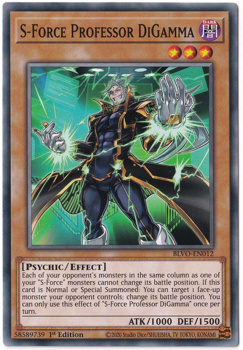 [ UK ] S-Force Professor DiGamma - BLVO-EN012 - Common 1st Edition