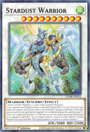 [ US ] Stardust Warrior - LED8-EN052 - Common 1st Edition