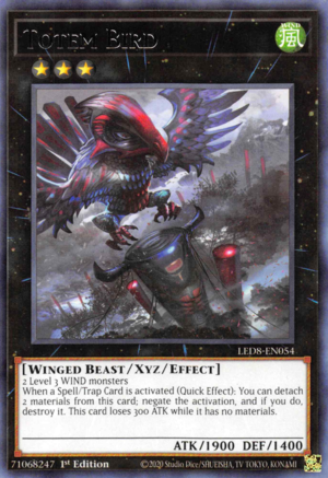 [ US ] Totem Bird - LED8-EN054 - Rare 1st Edition