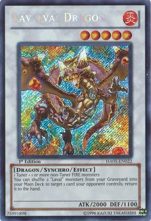 [ US ] Lavalval Dragon - HA05-EN022 - Secret Rare 1st Edition