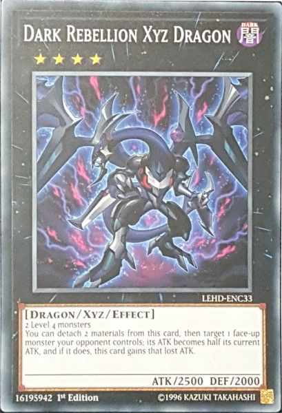 [ US ] Dark Rebellion Xyz Dragon - LEHD-ENC33 - Common