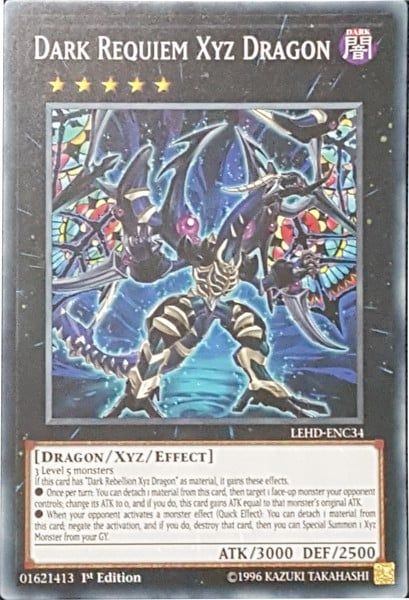 [ US ] Dark Rebellion Xyz Dragon - LEHD-ENC34 - Common