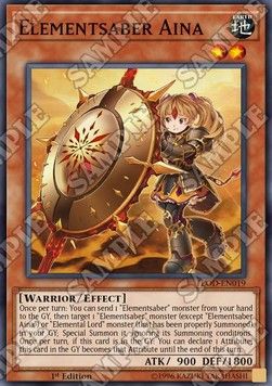 [ UK ] Đồng giá 2K Elementsaber Aina - FLOD-EN019 - Common - 1st Edition