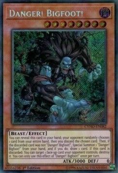 [ UK ] Danger! Big Foot! - CYHO-EN082 - Secret Rare - 1st Edition