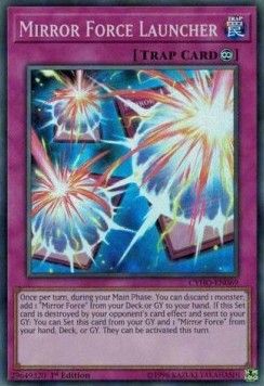 [ UK ] Mirror Force Launcher - CYHO-EN069 - Ultra Rare 1st Edition