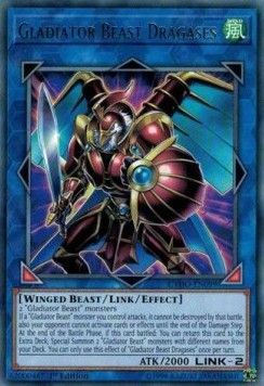 [ UK ] Gladiator Beast Dragases - CYHO-EN099 - Rare 1st Edition