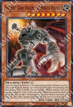 [ UK ] Đồng giá 2K Ancient Gear Golem - Ultimate Pound - MP18-EN103 - Common