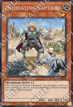 [ UK ] Motivating Captain - MP18-EN055 - Rare 1st Edition