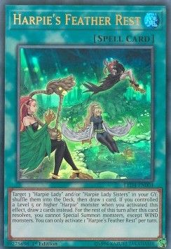 [ UK ] Harpie's Feather Rest - LED4-EN004 - Ultra Rare 1st Edition