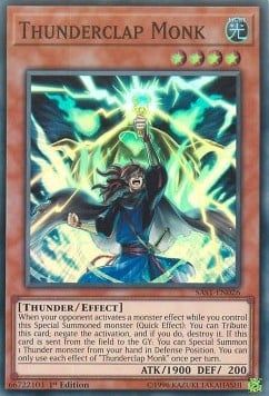 [ UK ] Thunderclap Monk - SAST-EN026 - Super Rare 1st Edition