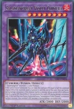 [ UK ] Salamangreat Violet Chimera - SAST-EN034 - Rare 1st Edition