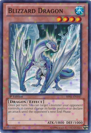 [ US ] Blizzard Dragon - BP01-EN147 - Starfoil Rare 1st Edition