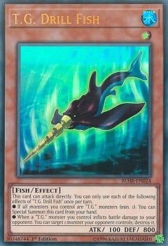 [ UK ] T.G. Drill Fish - BLHR-EN024 - Ultra Rare 1st Edition