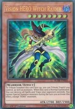 [ UK ] Vision HERO Witch Raider - BLHR-EN060 - Ultra Rare 1st Edition