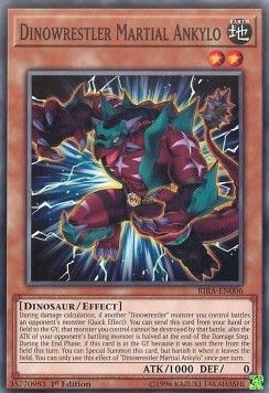 [ UK ] Dinowrestler Martial Ankylo - RIRA-EN006 - Common 1st Edition