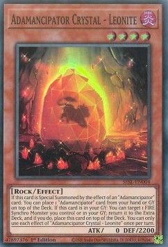 [ UK ] Adamancipator Crystal - Leonite - SESL-EN004 - Super Rare 1st Edition