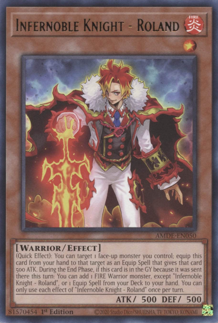 [ AE ] Infernoble Knight - Roland - CR01-AE076 - Rare