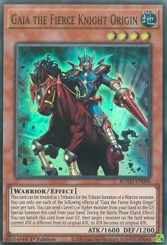 [ UK ] Gaia the Fierce Knight Origin - ROTD-EN000 - Super Rare 1st Edition