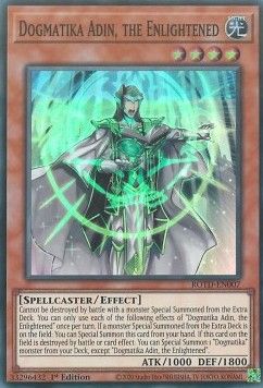 [ UK ] Dogmatika Adin, the Enlightened - ROTD-EN007 - Super Rare 1st Edition