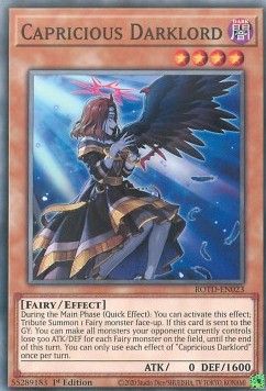 [ UK ] Capricious Darklord - ROTD-EN023 - Common 1st Edition