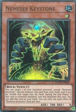 [ UK ] Nemeses Keystone - ROTD-EN029 - Super Rare 1st Edition