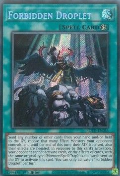 [ UK ] Forbidden Droplet - ROTD-EN065 - Secret Rare 1st Edition