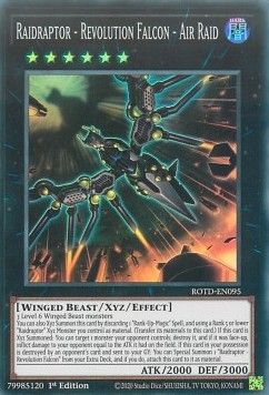 [ UK ] Raidraptor - Revolution Falcon - Air Raid - ROTD-EN095 - Super Rare 1st Edition