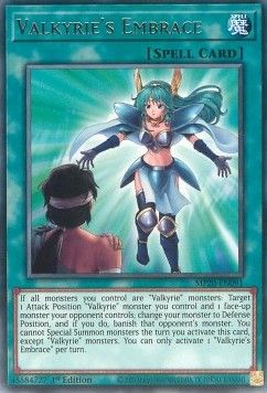 [ UK ] Valkyrie's Embrace - MP20-EN091 - Rare 1st Edition