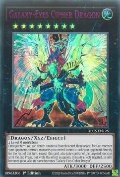 [ UK ] Galaxy-Eyes Cipher Dragon (Purple) - DLCS-EN125 - Ultra Rare 1st Edition