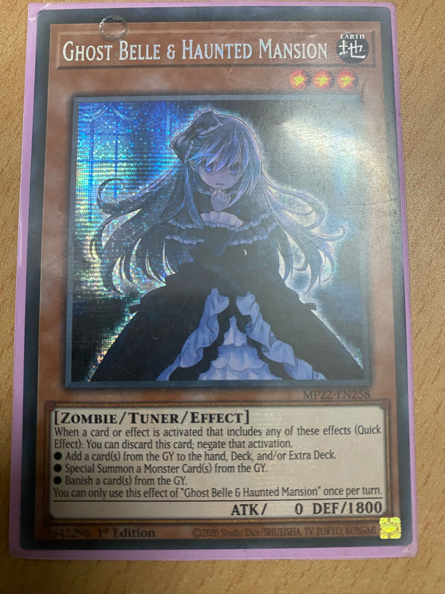 [ UK ] Ghost Belle & Haunted Mansion - MP22-EN258 - Secret Rare 1st Edition