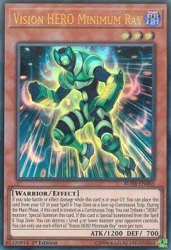 [ UK ] Vision HERO Minimun Ray - BLHR-EN005 - Ultra Rare 1st Edition