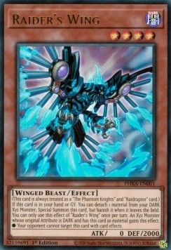 [ UK ] Raider's Wing - PHRA-EN001 - Ultra Rare 1st Edition