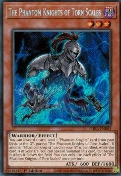 [ UK ] The Phantom Knights of Torn Scales - PHRA-EN003 - Secret Rare 1st Edition