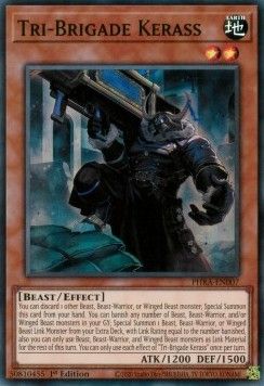 [ UK ] Tri-Brigade Kerass - PHRA-EN007 - Super Rare 1st Edition