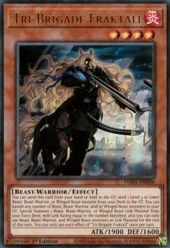 [ UK ] Tri-Brigade Fraktall - PHRA-EN008 - Ultra Rare 1st Edition