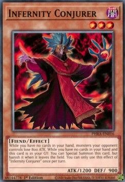 [ UK ] Infernity Conjurer - PHRA-EN016 - Common 1st Edition