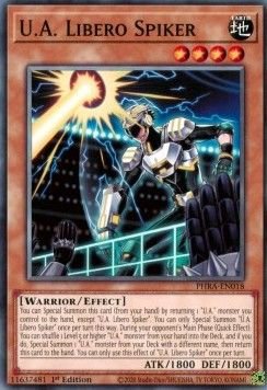 [ UK ] U.A. Libero Spiker - PHRA-EN018 - Common 1st Edition