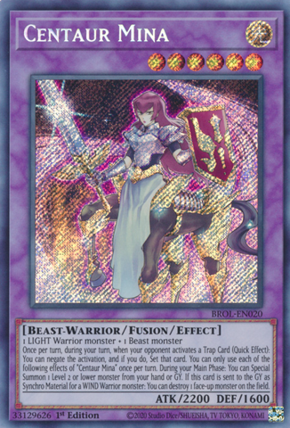 [ UK ] Centaur Mina - BROL-EN020 - Secret Rare