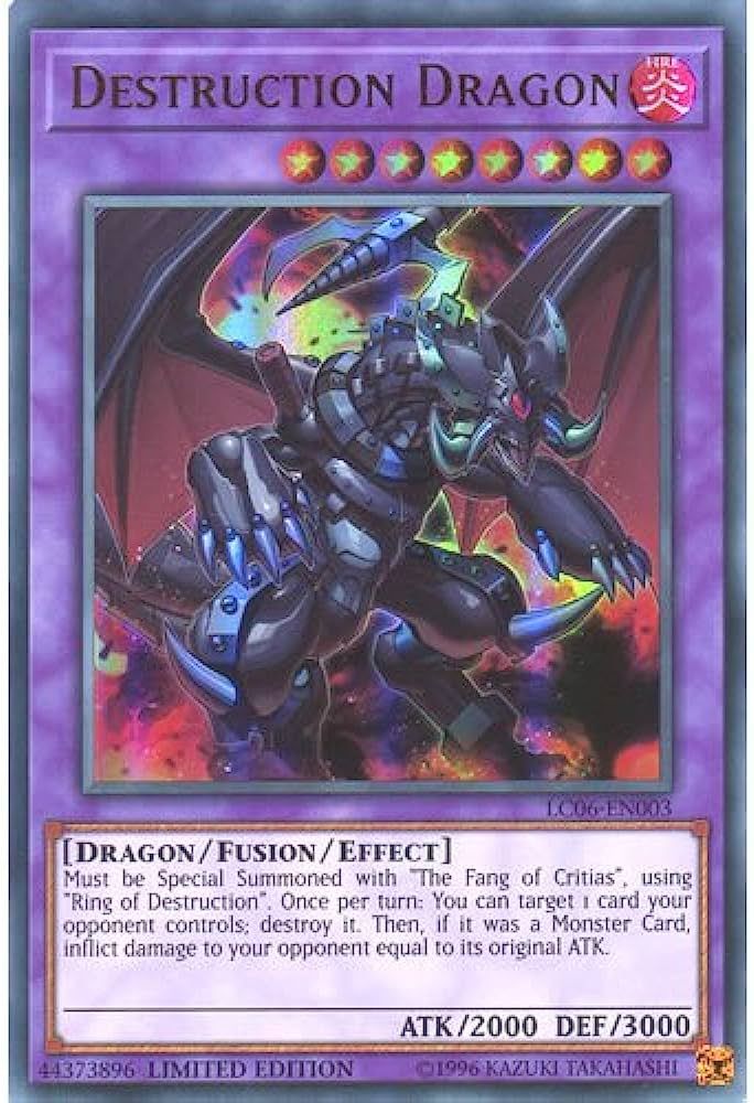 [ UK ] Destruction Dragon - LC06-EN003 - Ultra Rare - Limited Edition