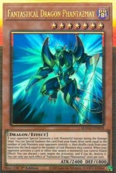 [ UK ] Fantastical Dragon Phantazmay (Alt Art) - MAGO-EN018 - Premium Gold Rare 1st Ed.