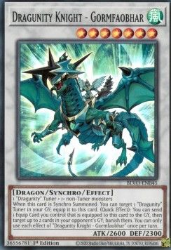 [ UK ] Dragunity Knight - Gormfaobhar - BLVO-EN045 - Super Rare 1st Edition