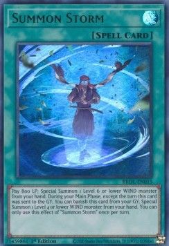 [ UK ] Summon Storm - BROL-EN015 - Ultra Rare 1st Edition