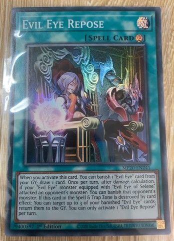 [ UK ] Evil Eye Repose - MP20-EN241 - Super Rare 1st Edition