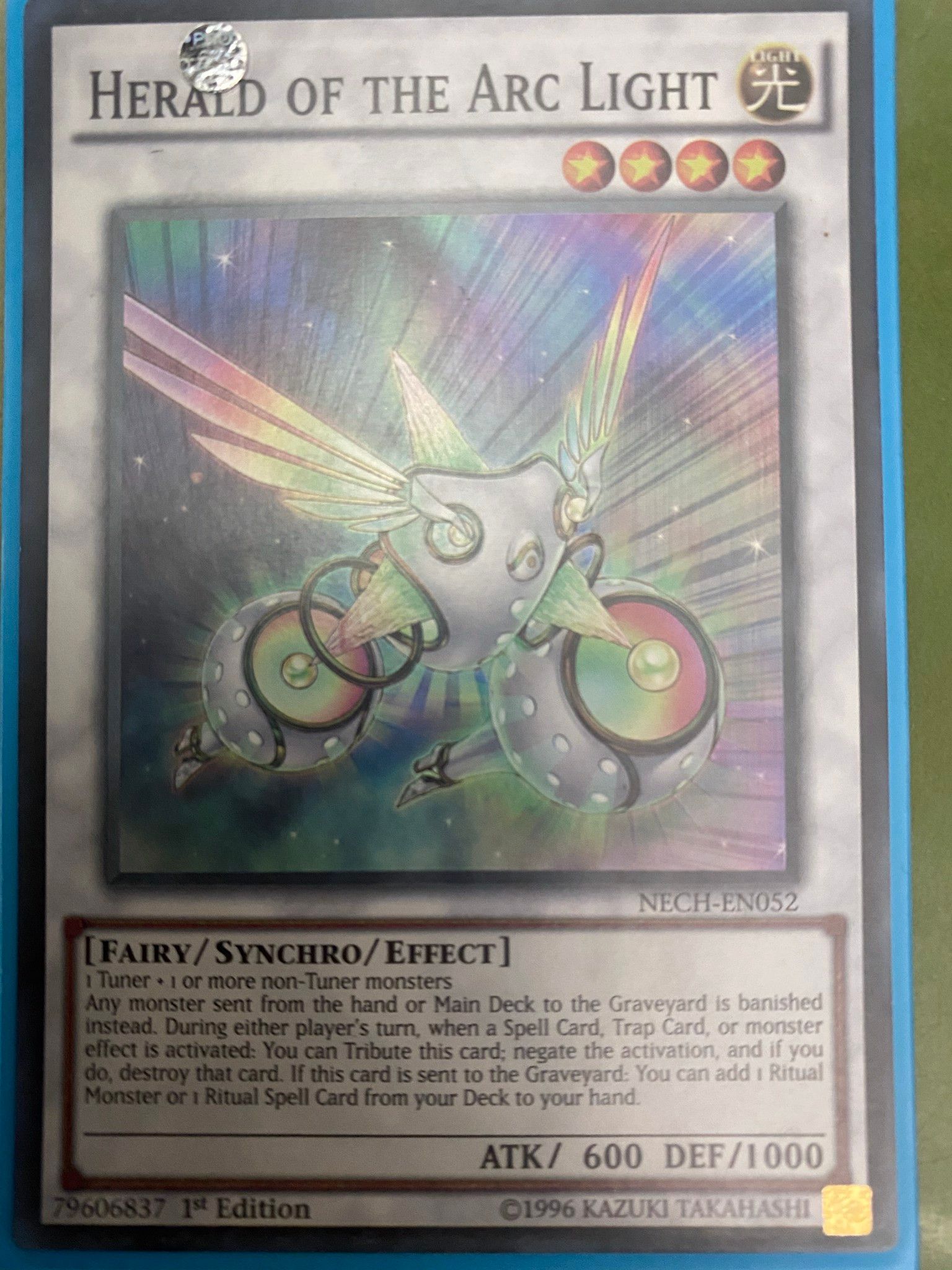 [ UK ] Herald of the Arc Light - NECH-EN052 - Super Rare 1st Edition