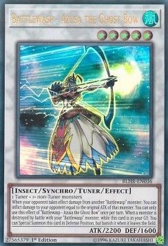 [ UK ] Battlewasp - Azusa The Ghost Bow - BLHR-EN036 - Ultra Rare 1st Edition