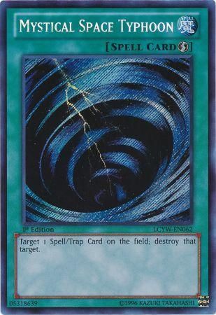 [ US ] Mystical Space Typhoon - LCYW-EN062 - Secret Rare 1st Edition