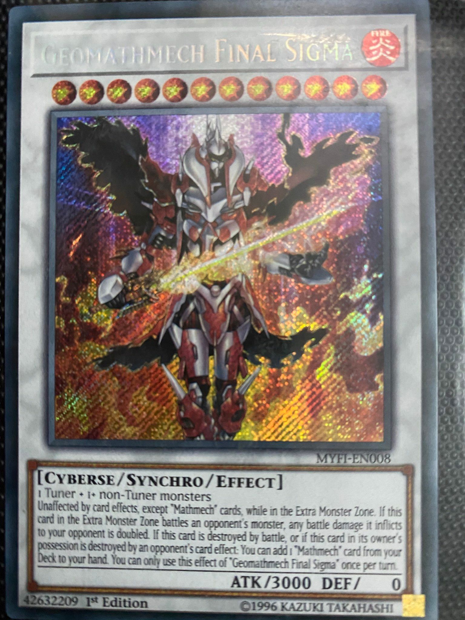 [ UK ] Geomathmech Final Sigma - MYFI-EN008 - Secret Rare