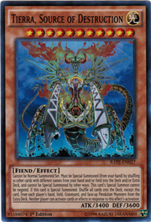 [ UK ] Tierra, Source of Destruction - RATE-EN027 - Super Rare 1st Edition