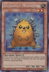 [ US ] Quillbolt Hedgehog - LC5D-EN005 - Secret Rare 1st Edition